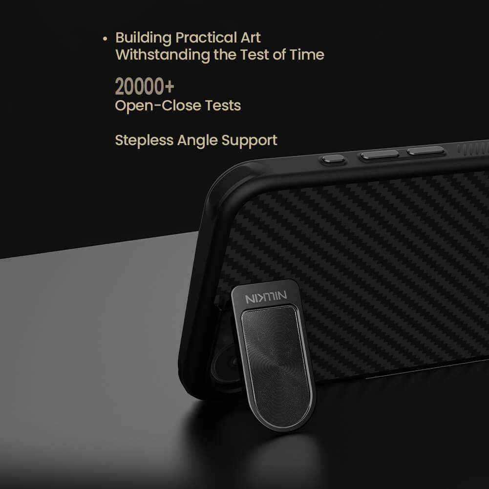 Чехол-крышка NILLKIN для Apple iPhone 16e (iPhone SE 2025, iPhone SE 4) (серия CarboProp Magnetic MagSafe Aramid fiber Cover version)